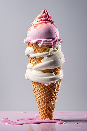 冰淇淋夏天夏日摄影图