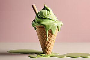 冰淇淋解暑美食摄影图