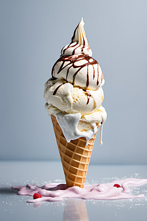 冰淇淋夏季高清摄影图
