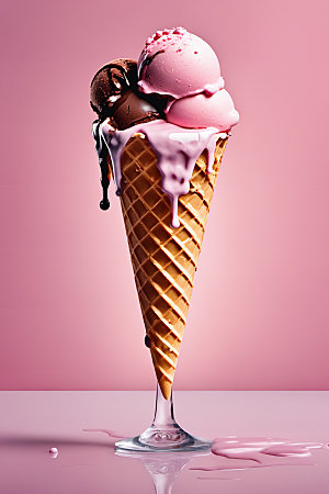 冰淇淋冷饮夏天摄影图