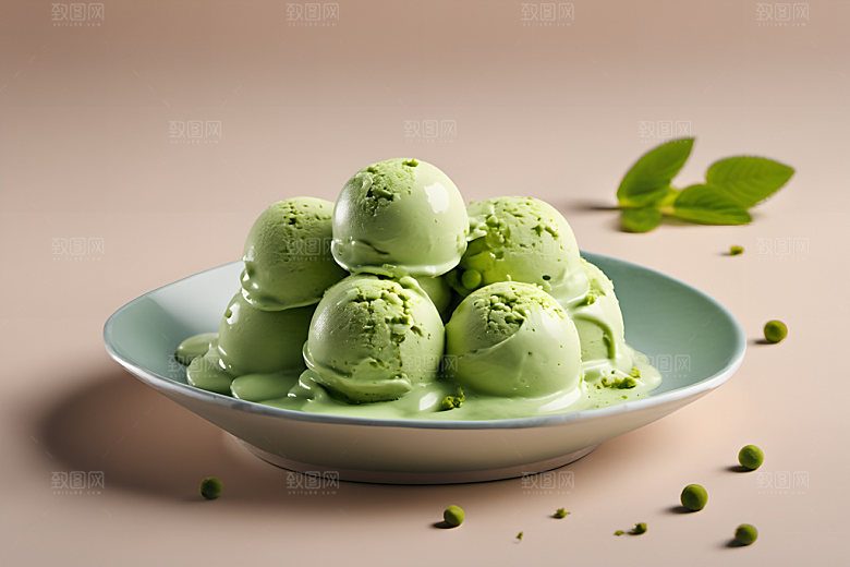 冰淇淋夏天甜筒摄影图