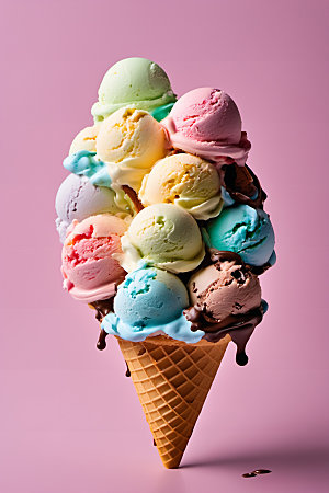 冰淇淋高清清凉摄影图