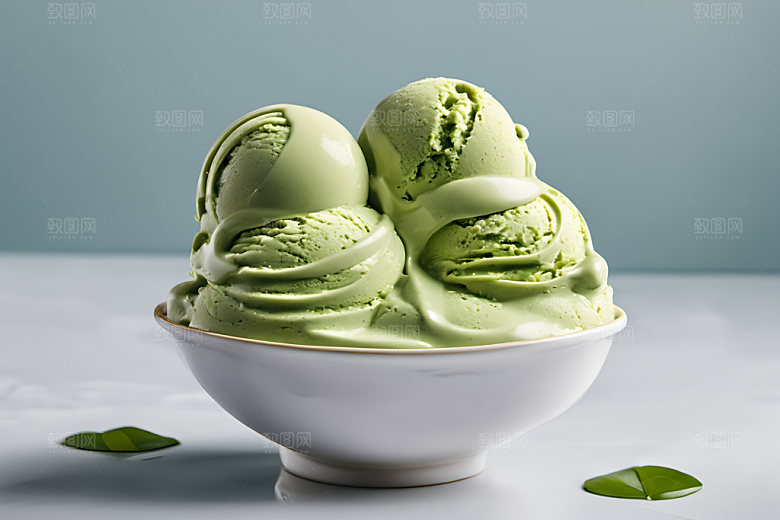 冰淇淋美食清凉摄影图