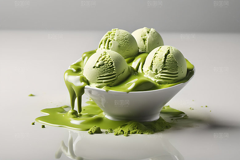 冰淇淋美食夏日摄影图