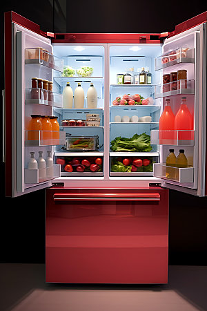 冰箱高清模型效果图