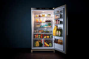 冰箱厨房电器产品效果图