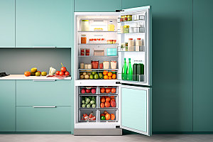 冰箱高清产品效果图