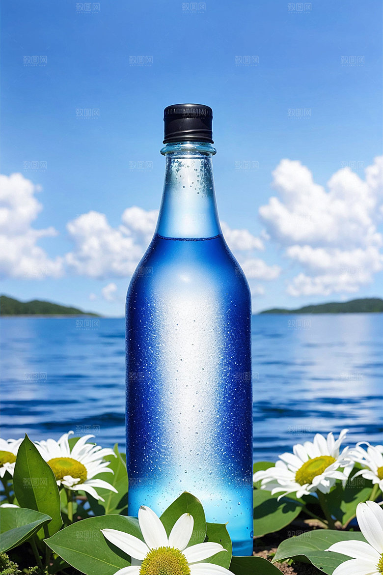 玻璃瓶大牌通透效果图