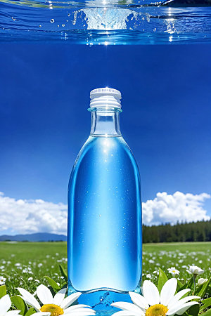 玻璃瓶质感渲染效果图