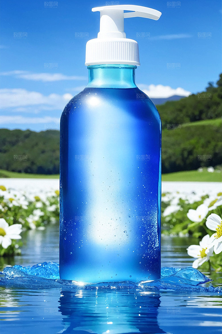 玻璃瓶酒瓶渲染效果图