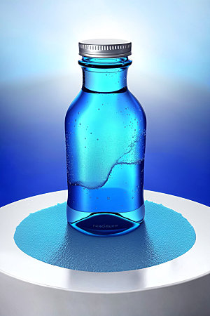 玻璃瓶香水瓶商业效果图