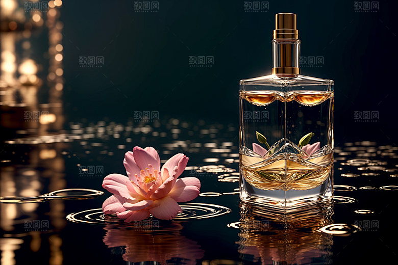 玻璃瓶酒瓶模型效果图