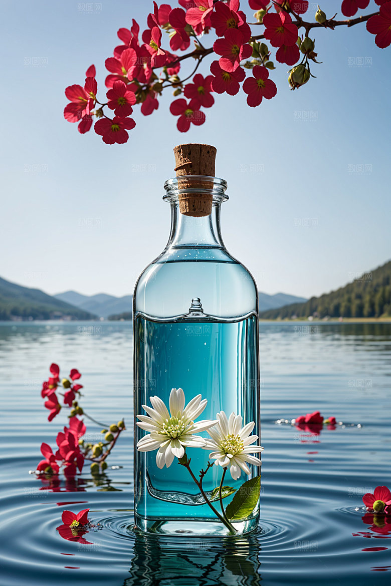 玻璃瓶酒瓶大牌效果图