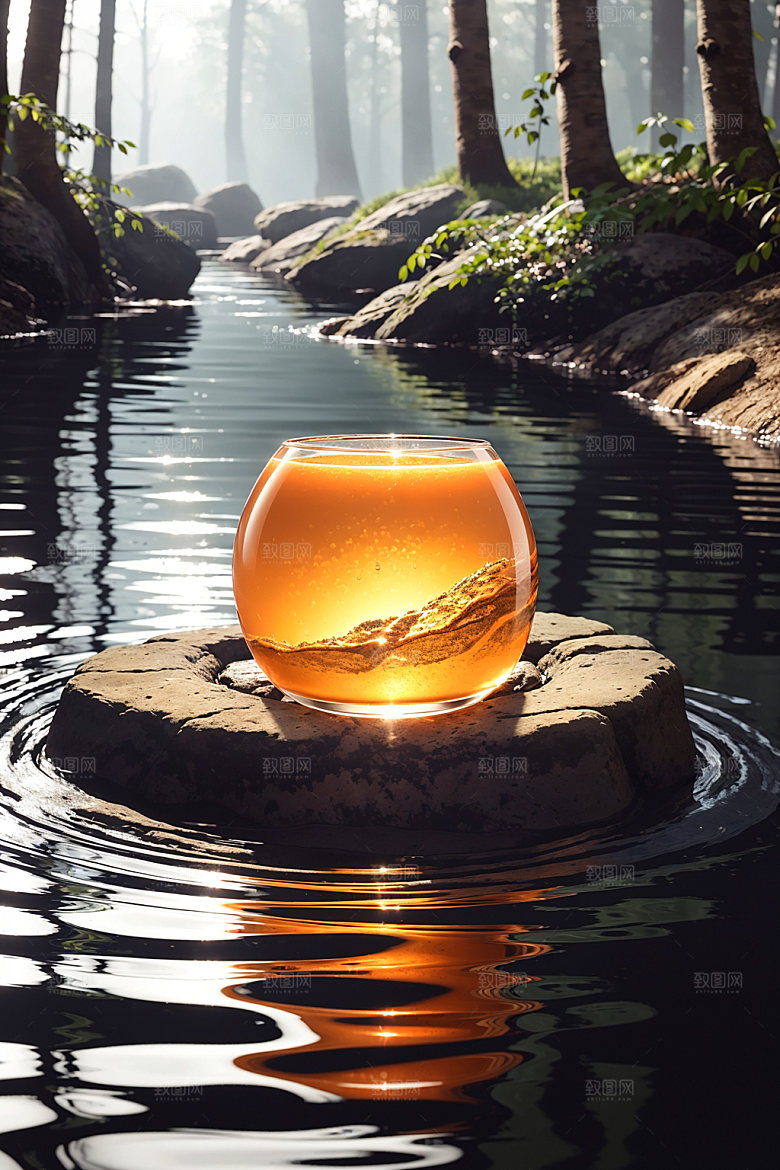 玻璃瓶酒瓶大牌效果图