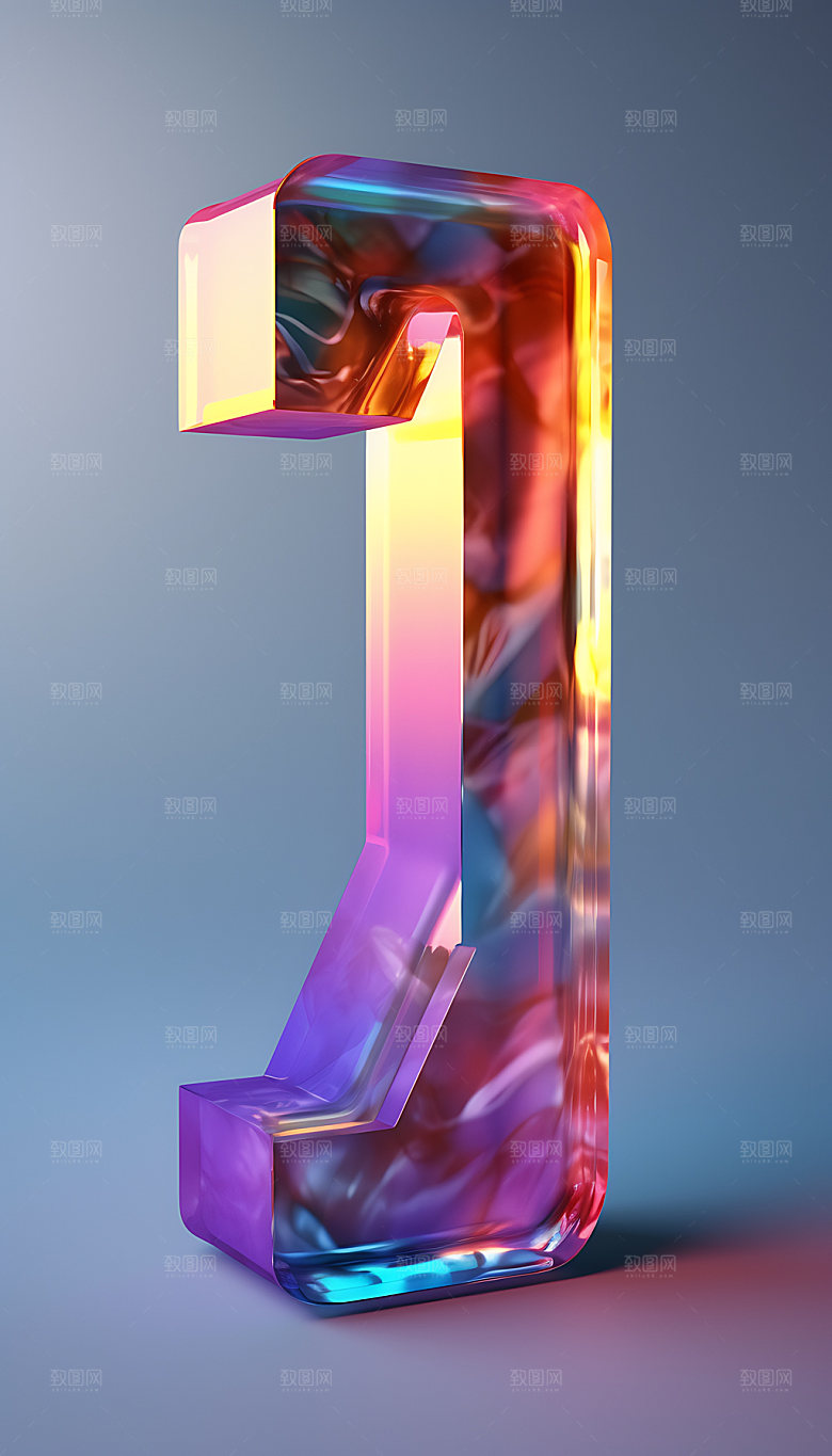 玻璃金属高清数字模型