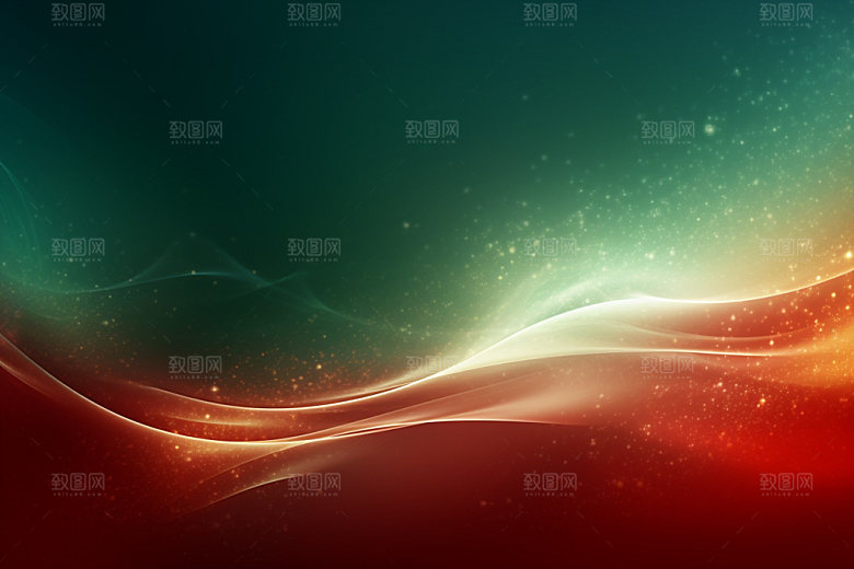 彩色光线红色背景图