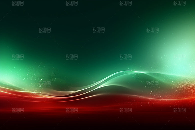 彩色红色流光背景图