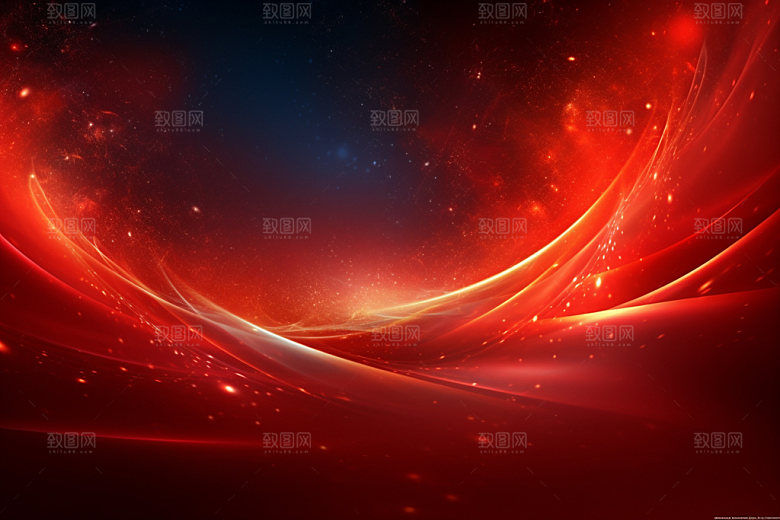 彩色暗红大气背景图