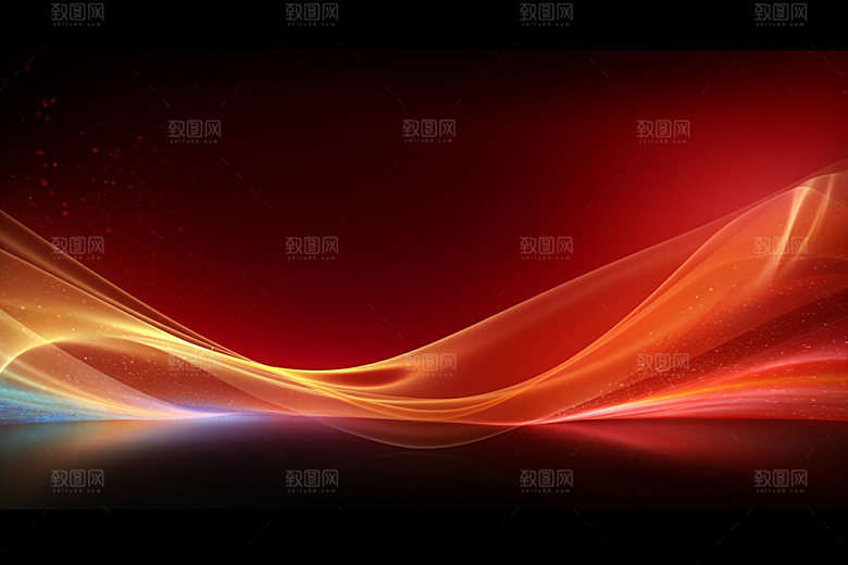彩色抽象光线背景图