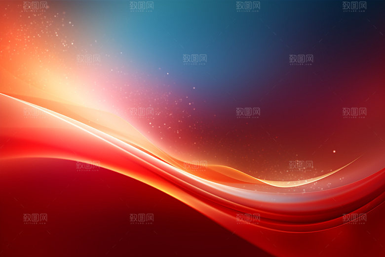 彩色抽象暗红背景图