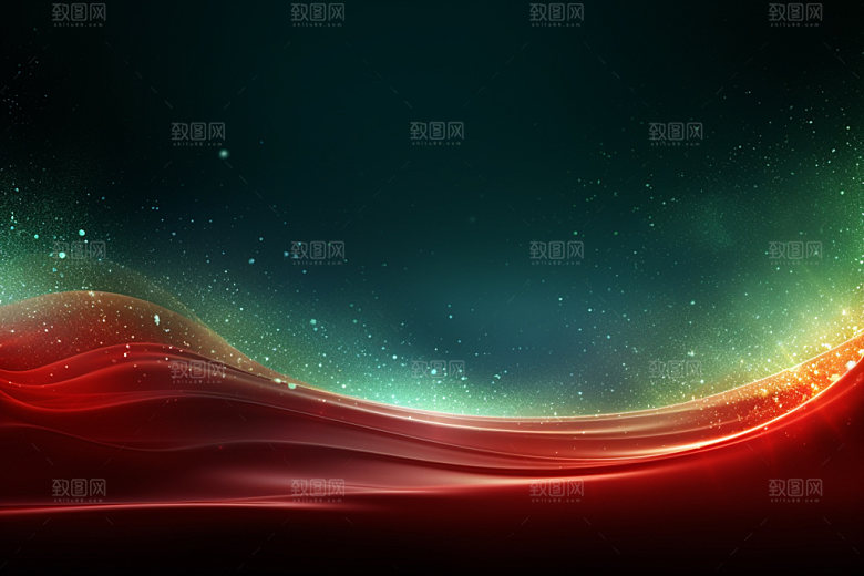 彩色红色流光背景图