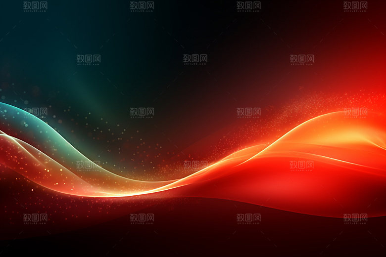 彩色流光大气背景图