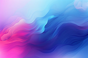 彩色波浪纹理流体背景图