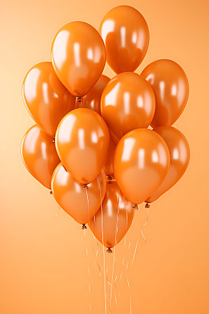 彩色气球生日聚会庆典模型