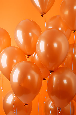 彩色气球立体生日聚会模型