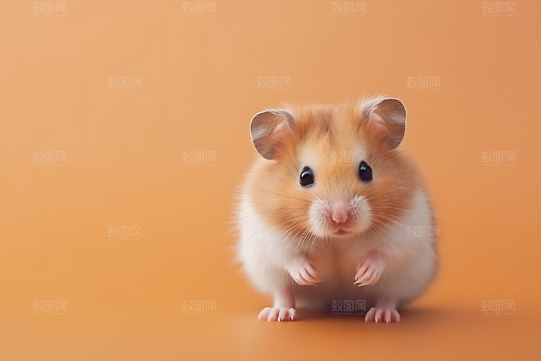 仓鼠动物特写摄影图