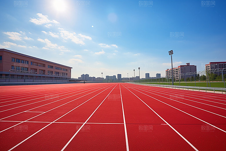 操场跑道体育场田径场素材