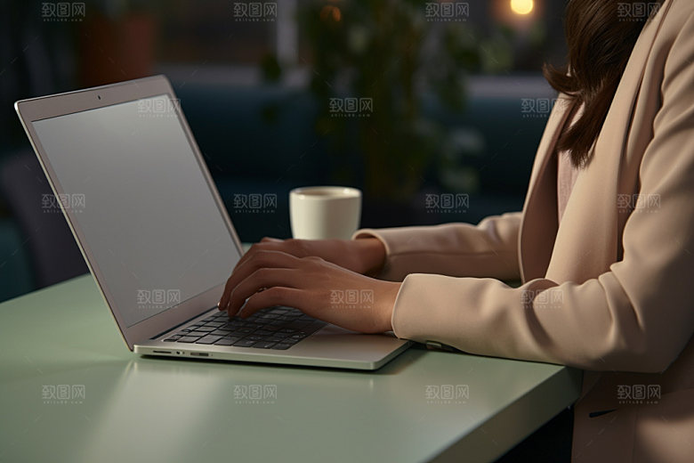 操控键盘场景办公摄影图