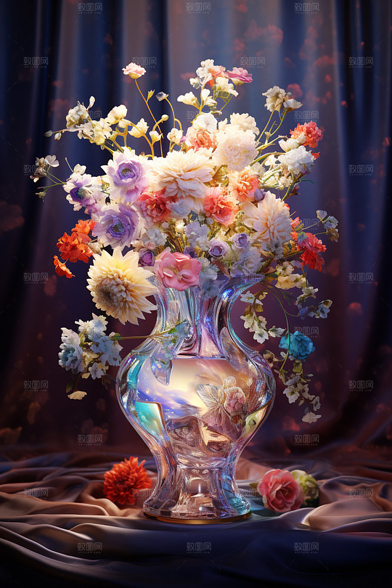 插花艺术3D模型