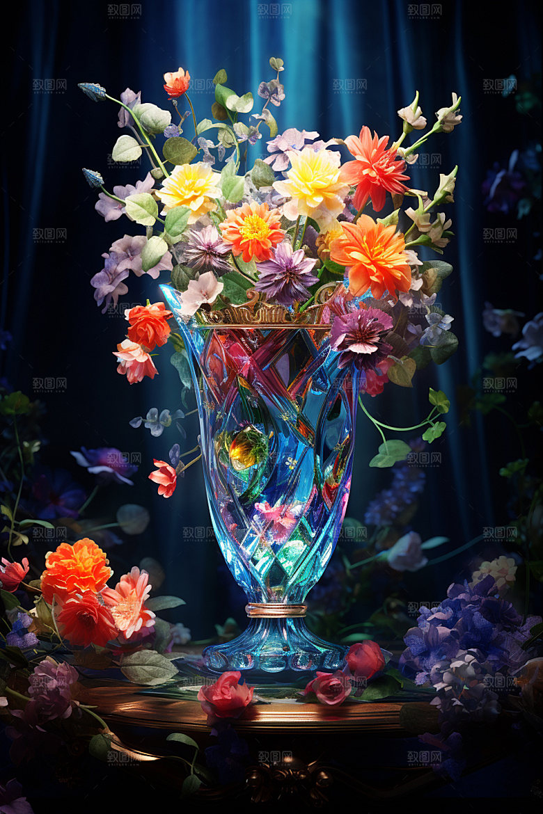 插花装饰3D模型