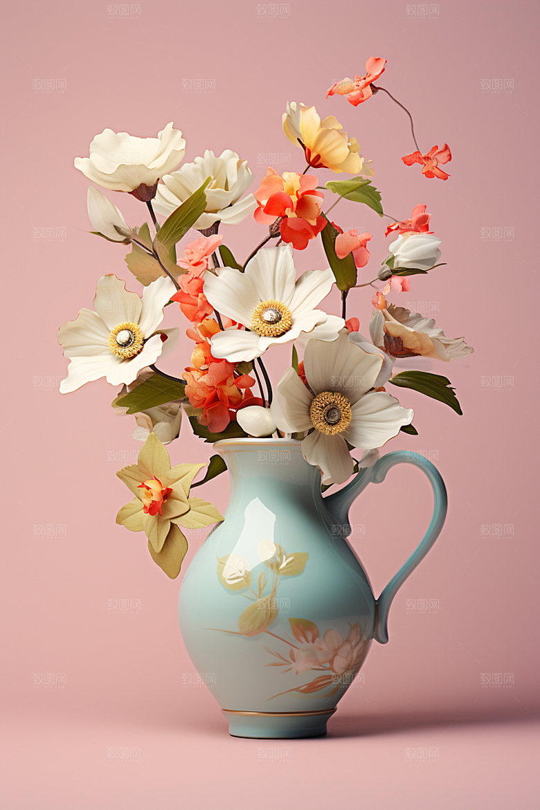 插花装饰3D模型