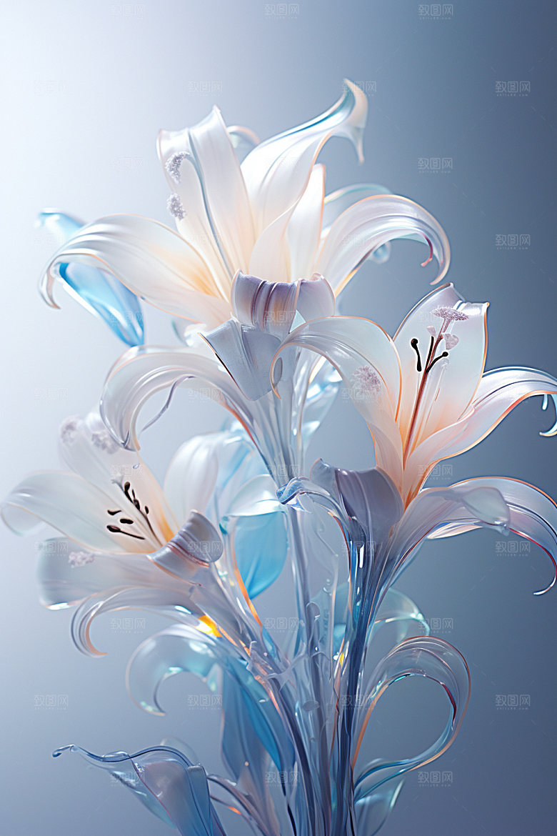 插花艺术花艺模型