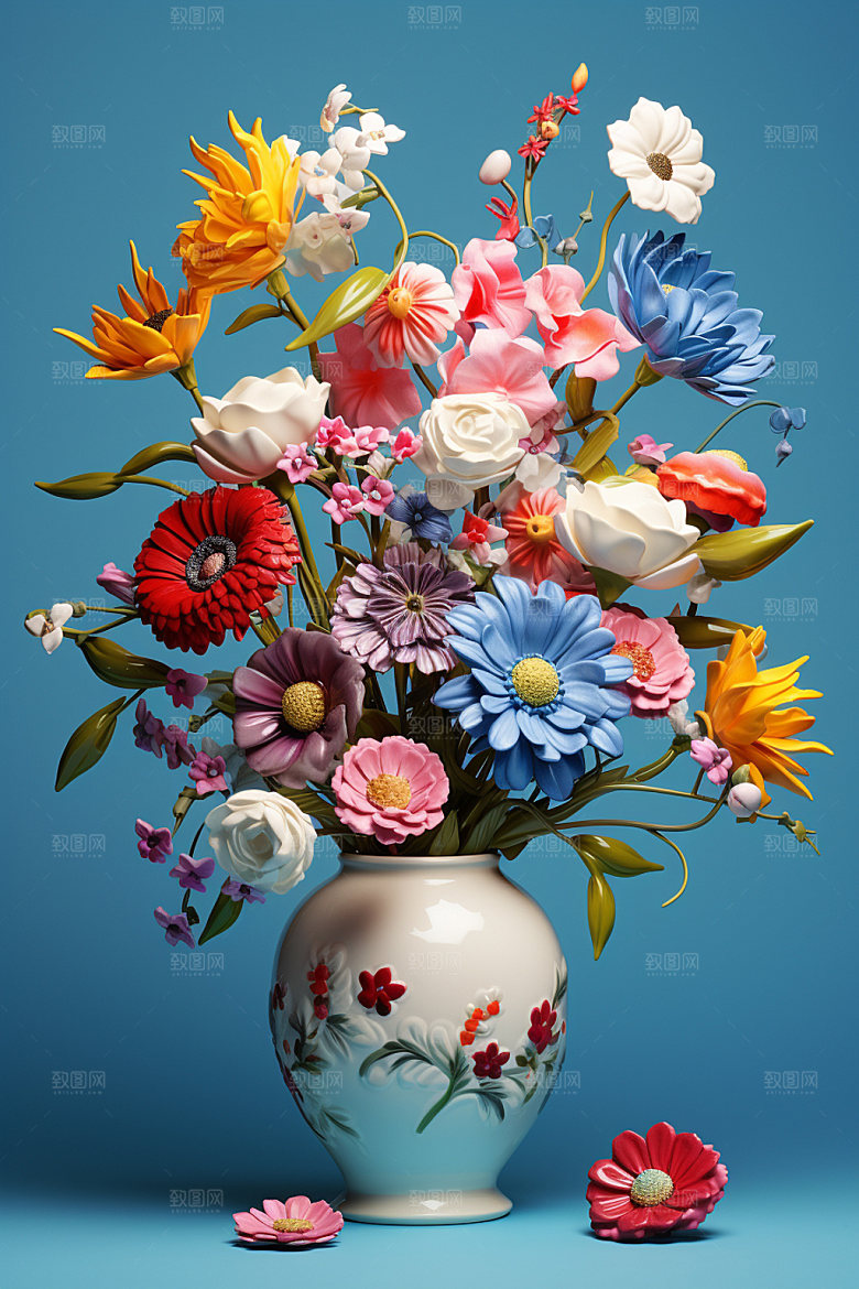 插花3D花艺模型