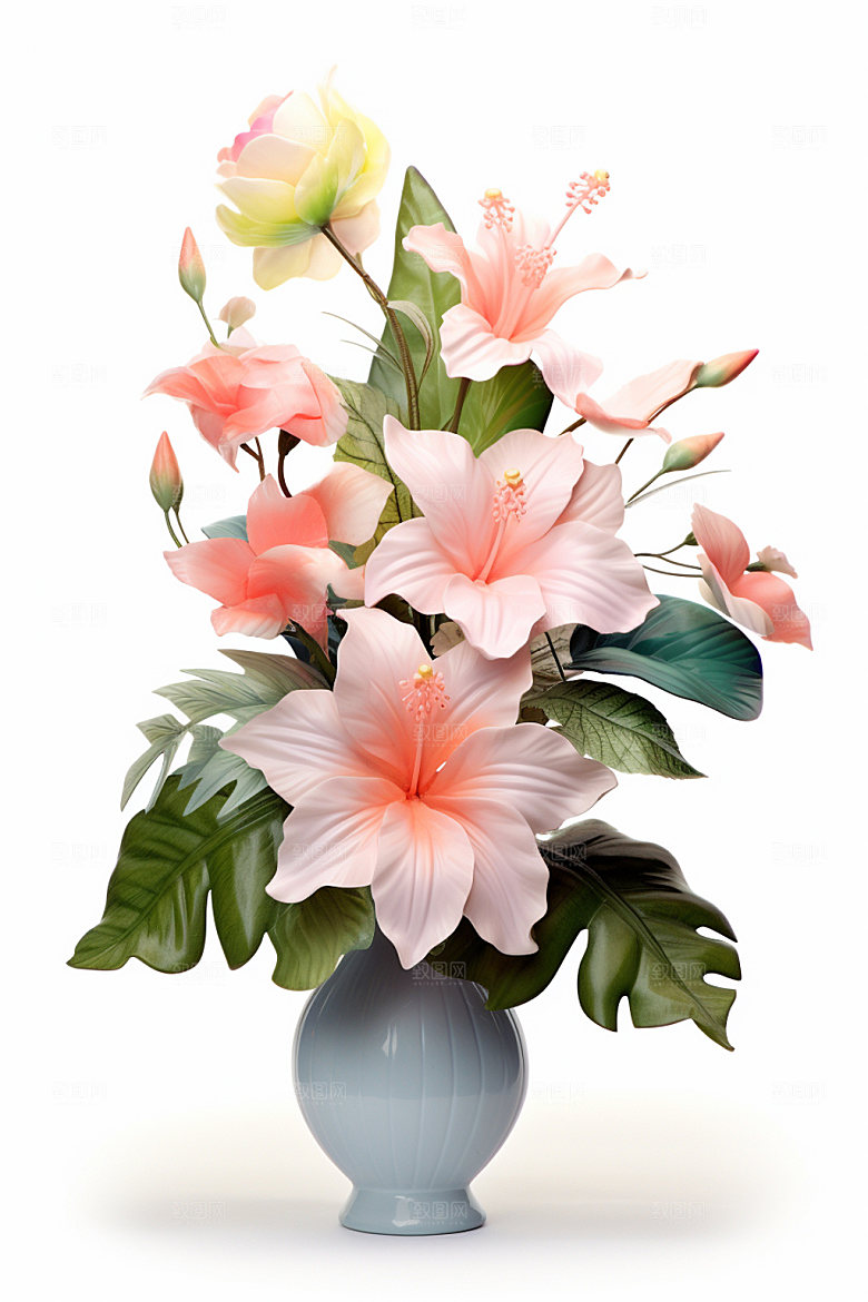 插花立体3D模型