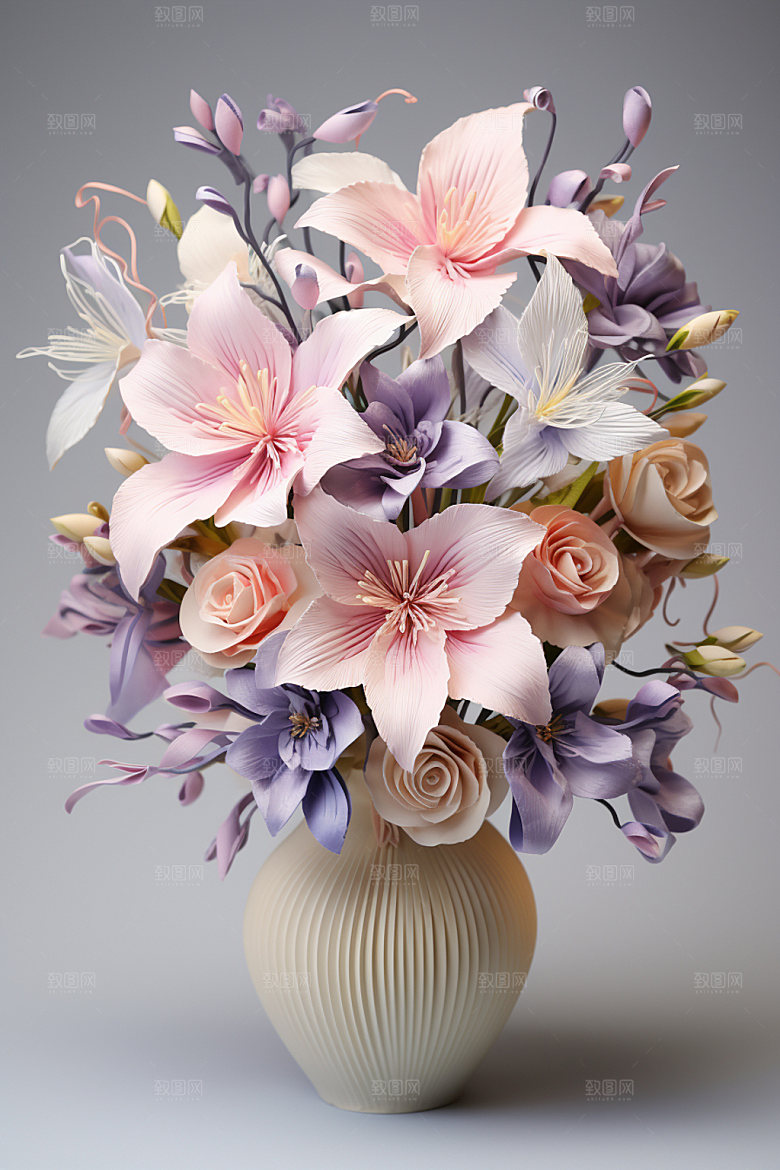 插花家居3D模型