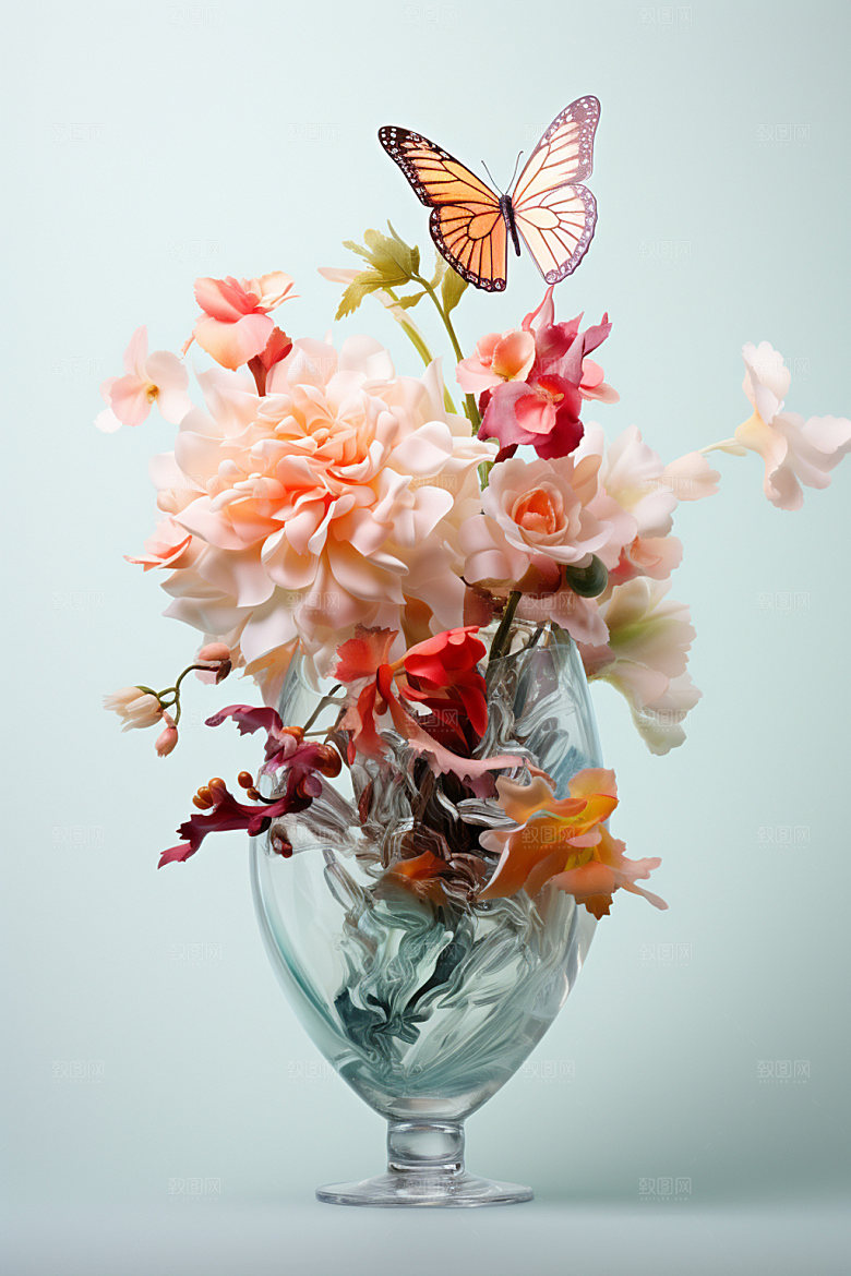 插花3D花艺模型