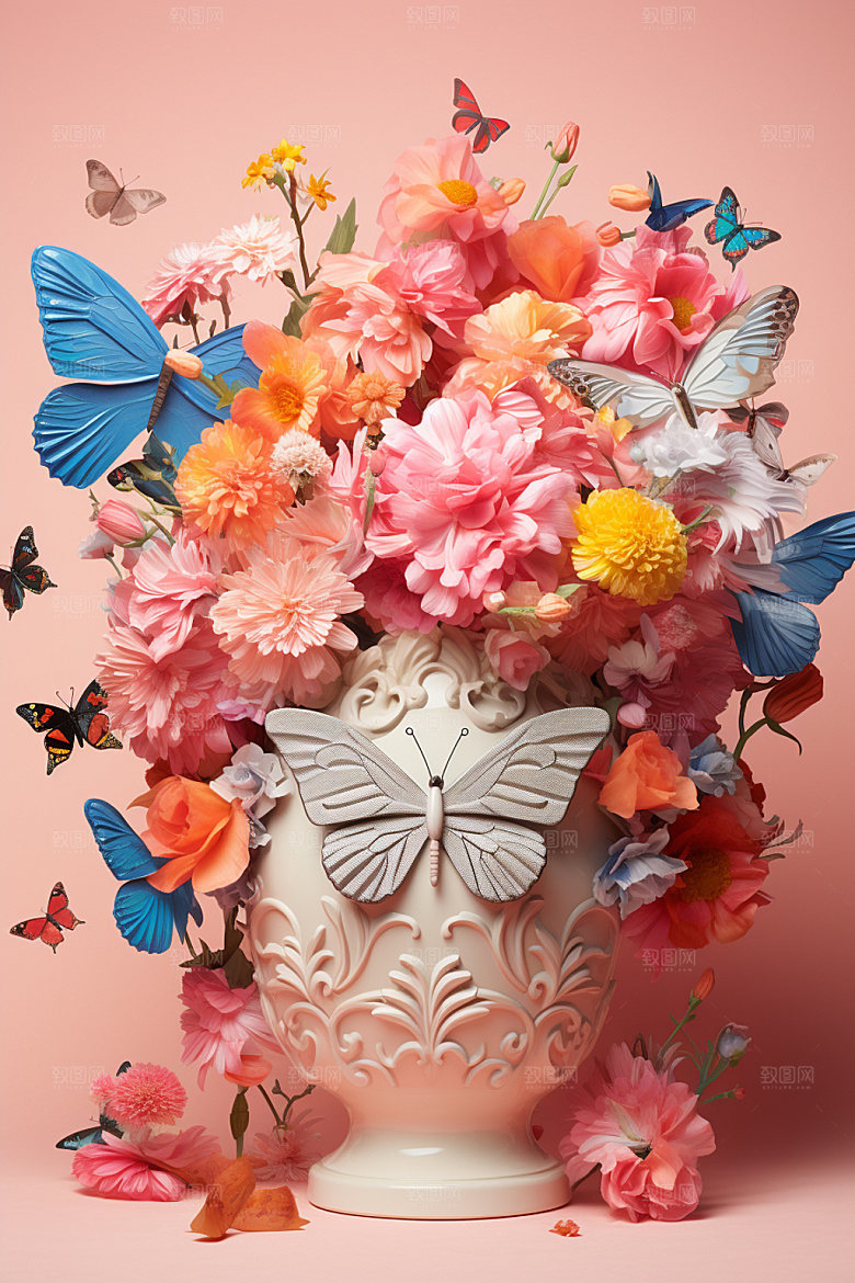 插花花艺3D模型