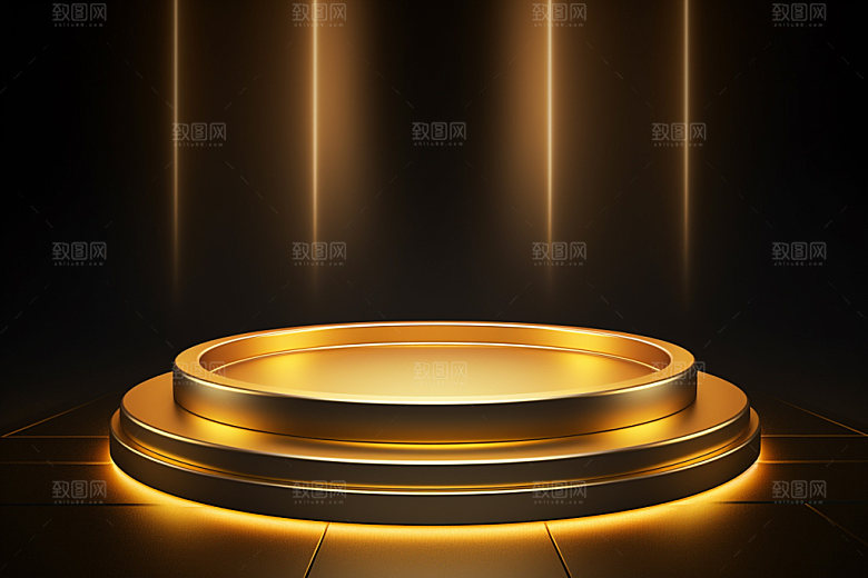 电商促销产品展台未来科技模型素材