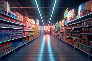 超市货架生活日常商超摄影图