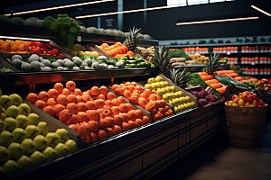 超市货架生活购物百货摄影图
