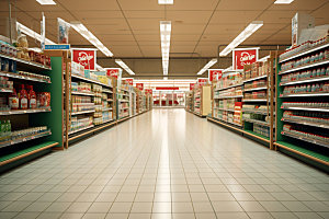 超市货架生活场景高清摄影图