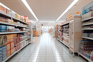 超市货架生活场景商超摄影图