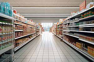 超市货架高清生活场景摄影图