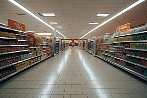 超市货架高清百货摄影图