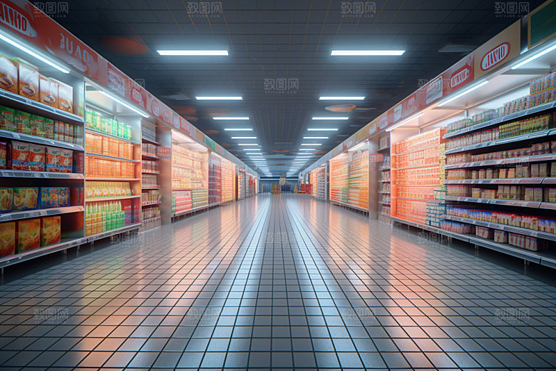 超市货架高清商品摄影图