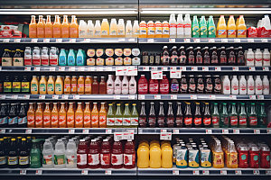 超市货架高清百货摄影图